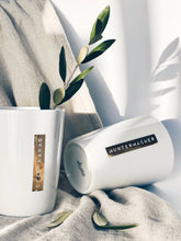 Load image into Gallery viewer, Goldscherben - Becher Tasse Gold I Bitte Lächeln