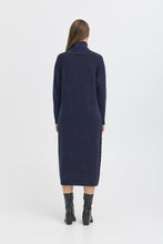 Load image into Gallery viewer, ICHI - Strickkleid Dasila in Total Eclipse Blue