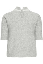 Lade das Bild in den Galerie-Viewer, ICHI - Pullover mit Perlenverzierung Macon in Grey Melange