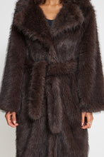 Lade das Bild in den Galerie-Viewer, ICHI - Mantel Havuza in Chocolate Brown Melange