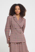 Load image into Gallery viewer, ICHI - Blazer Kate in Big Check Red
