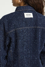 Lade das Bild in den Galerie-Viewer, ICHI - Jeans Bluse Salia in Dark Blue Broken Denim