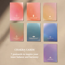 Load image into Gallery viewer, Anna Cosma - Postkarten Set  die 7. Chakra