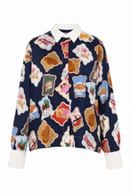 Load image into Gallery viewer, FRNCH - Bluse Avon in Timbres Print