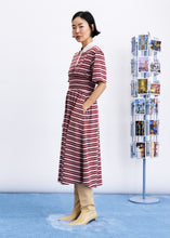 Lade das Bild in den Galerie-Viewer, FNCH - Kleid Misen in Bordeaux