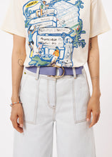 Lade das Bild in den Galerie-Viewer, FRNCH Paris - T-shirt Andie Creme Frnch Area Print