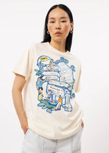Lade das Bild in den Galerie-Viewer, FRNCH Paris - T-shirt Andie Creme Frnch Area Print
