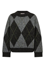 Lade das Bild in den Galerie-Viewer, A-View - Harlekin Knit Pullover - Medium Grey Melange