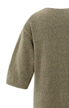 Load image into Gallery viewer, YAYA - Strickkleid mit V-Ausschnit Capers Melange
