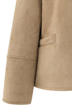 Lade das Bild in den Galerie-Viewer, YAYA - Oversize Mantel in Lammfelloptik in Light Camel