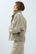 Lade das Bild in den Galerie-Viewer, YAYA - Oversize-Jacke mit Stehkragen in otter brown