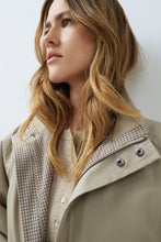 Lade das Bild in den Galerie-Viewer, YAYA - Oversize-Jacke mit Stehkragen in otter brown