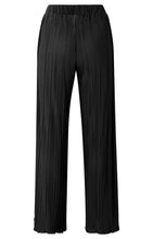 Load image into Gallery viewer, YAYA - Plissierte Hose mit elastischen Gummibund Black