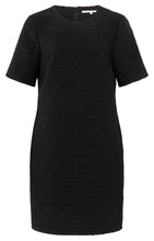 Load image into Gallery viewer, YAYA - schwarzes Tweed Kleid mit Gürtel