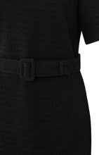 Load image into Gallery viewer, YAYA - schwarzes Tweed Kleid mit Gürtel