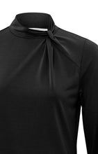 Load image into Gallery viewer, YAYA - Jersey Oberteil mit Knotendetail Black