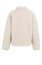 Lade das Bild in den Galerie-Viewer, YAYA - Teddy Wendejacke mit Tasche in Heather Grey