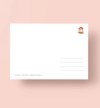 Lade das Bild in den Galerie-Viewer, Notietzblock - Postkarte Dezember Girl