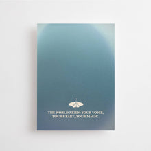 Load image into Gallery viewer, anna Cosma - Postkarte / Chakra Karte - 5. Kehle
