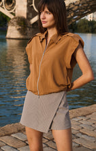 Load image into Gallery viewer, YAYA - Karierter Skort in Wickeloptik in Beige Dessin