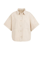 Lade das Bild in den Galerie-Viewer, YAYA - Denimjacke mit kurzen Ärmel in Desert Beige