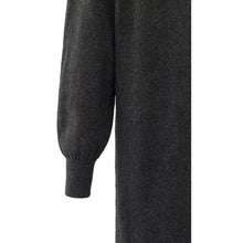 Load image into Gallery viewer, YAYA - Strickkleid mit V-Ausschnitt Anthracite Melange