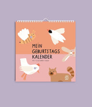 Lade das Bild in den Galerie-Viewer, Jane Holtewert - Geburtstagskalender für Kinder Tier-Illustrationen