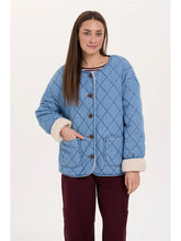 Load image into Gallery viewer, 24colors - Jacke aus Baumwolle in hellblau denim