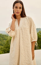 Load image into Gallery viewer, YAYA - Jersey-Kleid mit Struktur in creme beige