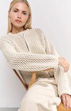 Load image into Gallery viewer, YAYA - Grobmaschiger Cardigan mit Reißverschluss Summer Sand