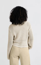 Load image into Gallery viewer, YAYA - Grobmaschiger Cardigan mit Reißverschluss Summer Sand