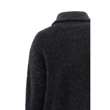Load image into Gallery viewer, YAYA - Oversize Pullover mit klassischen Kragen Anthracite