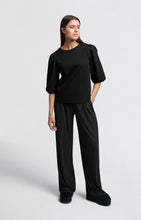 Load image into Gallery viewer, YAYA - Plissierte Hose mit elastischen Gummibund Black
