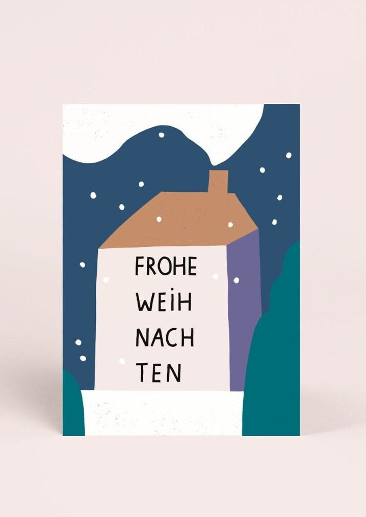 Jane Holtewert - Postkarte Frohe Weihnachten