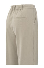Load image into Gallery viewer, YAYA - Nadelstreifenhose mit weiten Bein Humus Beige Dessin