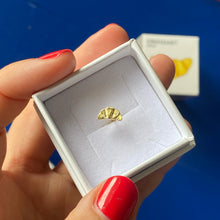 Load image into Gallery viewer, LULU Copenhagen - Earring Croissant gold brushed