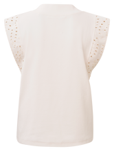 Load image into Gallery viewer, YAYA - Shirt with lace Off White 

