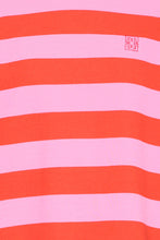 Load image into Gallery viewer, ICHI - Sweatshirt Streifen Lulani in Fiery Red / Wild Orchid
