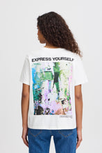 Lade das Bild in den Galerie-Viewer, ICHI - Shirt Runela Cloud dancer Express yourself
