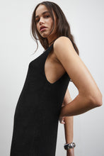 Load image into Gallery viewer, ICHI- Knitted dress Camas Black (EcoVero)
