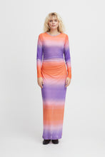 Load image into Gallery viewer, ICHI - Mesh Maxi Dress Ista Multi Fading aop
