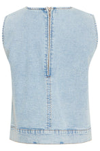 Load image into Gallery viewer, ICHI - Jeans Top Armios in light blue washed
