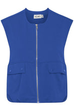 Load image into Gallery viewer, ICHI - Weste Kate in Solidate Blue
