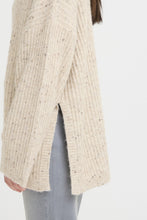 Lade das Bild in den Galerie-Viewer, ICHI - Long Pullover Drews in Oatmeal Melange
