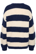 Lade das Bild in den Galerie-Viewer, ICHI - Pullover Dayana in Patriot Blue Streifen
