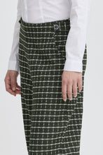 Lade das Bild in den Galerie-Viewer, ICHI - Hose Kate in Rifle Green Check
