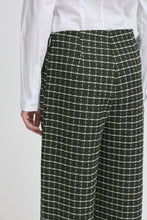 Lade das Bild in den Galerie-Viewer, ICHI - Hose Kate in Rifle Green Check
