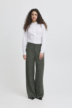 Lade das Bild in den Galerie-Viewer, ICHI - Hose Kate in Rifle Green Check
