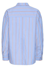 Load image into Gallery viewer, ICHI - Bluse Sadia Blue Yond Stripes
