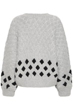 Lade das Bild in den Galerie-Viewer, ICHI - Cortana Cardigan in Grey Melange
